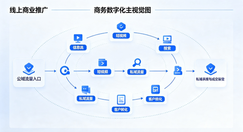 北票市线上商业推广怎么做？全域流量闭环搭建与低成本转化实战指南